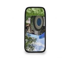 FANTAZIO - Tarjetero de viaje para cortacésped de color azul