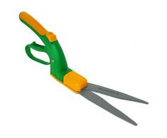 GRÜNTEK Tijera Cortacésped hierba manual en Teflón 380mm. Cabeza de corte rotatoria, hojas teflon.