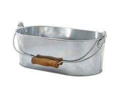 Genware nev-gstc2815 para mesa ovalada acero inoxidable, 28 cm x 15,5 cm x 10 cm