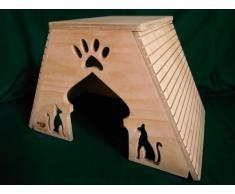 Imperiale tamaños XL, casas para gatos Profesional y rascadores Blitzen Original, Made in Italy 100%