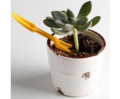 Conjunto De 2 Plasticos Cavan Herramientas Plantulas Perforadora Para Herramientas De Jardin Amarillo