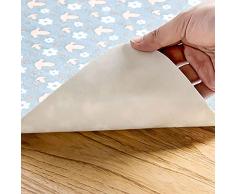 SKKGN Antideslizante Esteras, Auta-Adhesivo Absorbente Mat, Dormitorio Cocina Alfombras de Piso de Adoquín-Azul