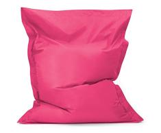 Bean Bag Bazaar Bazaar Bag - Rosa, 180cm x 140cm, Puf Gigante para Interiores y Exteriores – Puff Enorme, Ideal para Usar en el Hogar y el Jardín