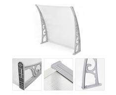 Turefans Marquesina Para Puertas y Ventanas Techo Toldo 100 x 150 Tama/ño m/últiple