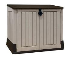 Keter - Cobertizo de Jardín Exterior,Store It out Midi Color Topo y Beige, 800 litros (223995)