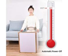 Calentador De Pies Debajo De La Mesa De Oficina, Esterilla Electrica Plegable, Con 3 Configuraciones De Calentamiento, Hasta 102°C, Para Rodilleras Calientes, Calentadores Infrarrojos Para El Hogar