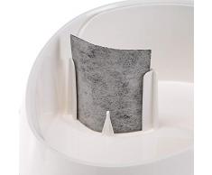 Ferplast Kit de filtros de Recambio para la Fuente para Gatos Vega, Fuente para Perros pequeños, Filtros de carbón Activo para dispensador de Agua para Animales, Paquete de 2 Unidades, 8 x 8 cm
