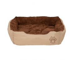 TecTake CAMA PERROS MASCOTA GATVE RESISTENTE - varias tamaños - (L 80x60x18 | no. 401420)