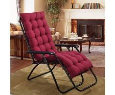 Yuly - Cojines para silla mecedora o silla, asiento plegable, mimbre, cojines para silla de patio