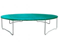AK Sport 0723604 - Funda deportiva para trampolín de jardín, verde, diametro de 423 cm