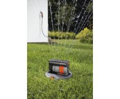 Set completo de sistema de aspersor cuadrado emergente OS 140 de GARDENA: sistema de riego para superficies cuadradas y rectangulares hasta máx. 140 m², montaje a ras de suelo (8221-20)