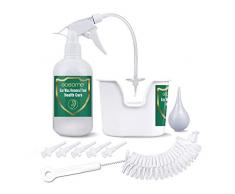 OOCOME - Herramienta de eliminación de cera para los oídos, sistema de riego y arandela para la limpieza de los oídos Talla:500ml