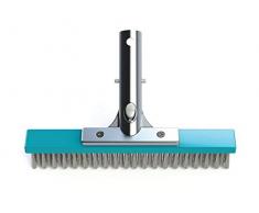 Bayrol cepillo de limpieza 25 cm. con cerdas de acero inoxidable antialgas piscina