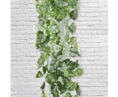 Ecloud Shop 3 pieces Guirnalda Artificial Hiedra Verde Decoración Fiesta Boda Ventana