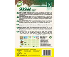 Semillas ECOLOGICAS Cebolla Valenciana Tardia Recas