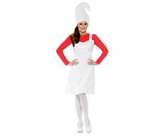 Smiffys Enano de jardín Mujer Coral vestuario con Sombrero (Medium)