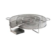 BBQ-Toro Ahumador en frío, Generador de humo frío para ahumar en frío, Ø 16 cm Cold Smoke Generator, Ahumador de alimentos, Horno para ahumar