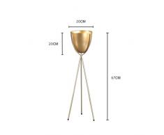 Soporte De Flores Arte De Hierro Suelo Planta Verde Soporte De Flores Mesa De Planta Balcón Interior Sala De Estar Dormitorio Planta Flor Estante De Maceta Simple Moderno,Gold,67Cm*20Cm