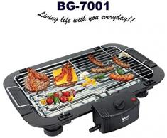 Orbit Barbacoa electrica BBQ Grill Parrilla Plancha de Asar para Cocina Camping BG-7001