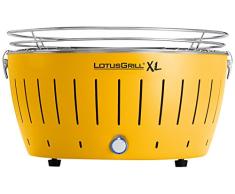 LotusGrill G-GE-435 - Barbacoa de carbón sin Humo XL, Color Amarillo