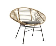 Balcón Mimbre Conjunto De 2 Piezas Silla Mesa Silla Snd Moderno Minimalista Combinación Informal Salón Al Aire Libre Dormitorio Jardín Patio Bistro Elegante Silla Con Barra De Hierro Y Cojín