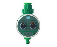 MIAOKE Reloj de Riego, Programador de Riego para Jardín, Temporizador de Agua con riego programado con Cubierta Protectora impermeabl