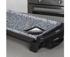 Cecotec Plancha de asar eléctrica de gran potencia. Apta para limpieza en lavavajillas. Con revestimiento de piedra RockStone. Superficie de 40x20 cm. Rock&Water 2000