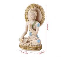 Hilitand Estatua de Buda Escultura Tallada a Mano de Piedra Arenisca estatuilla artesanía para el hogar Altar Zen decoración Regalo de inauguración