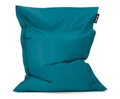 Bean Bag Bazaar Bazaar Bag - Verde Azulado, 180cm x 140cm, Puf Gigante para Interiores y Exteriores – Puff Enorme, Ideal para Usar en el Hogar y el Jardín