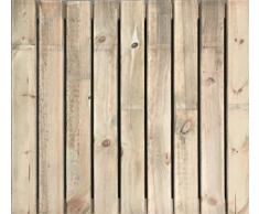 AD servicios Baldosa tarima para Exterior de Madera tratada 100x100x4 cm