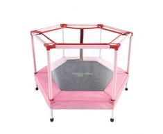 Trampolines de interior Red de seguridad para el hogar de los niños en el trampolín cama de rebote del trampolín de jardín de infantes de interior juguetes de fitness para niños con cama elástica el m