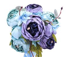 StarLifey Flores Artificiales Decoraci¨®n, Seda Ramos Boda, Humedad Ramo Flores Peonias, Ramo de Flores Naturales para la Decoraci¨®n de la Barra de la Oficina de la Casa del Banquete de Boda