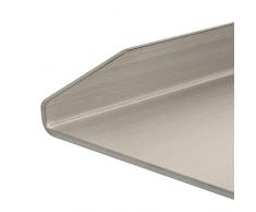 BBQ-Toro Plancha para Parrilla de Acero Inoxidable, Plancha para Barbacoa, rectangular 30 x 40 cm, universal y maciza, Placa Parrilla, Plancha de Asar para Barbacoa de Carbón, de Gas y mucho más