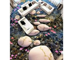 3D Suelo Impermeable Papel De Pared Baño Personalizado Foto Etiqueta Engomada Del Pvc Pétalos Adoquín Piedra Camino Pintura Papel Pintado Para Paredes, Personalizado: 1 Plaza,DDBBhome