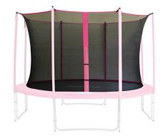 Red de segurida fucsia para trampolín de jardín 1,85m -4,60m - diferentes tamaños - SN-IN/1954 - Size 4,00 m 4L