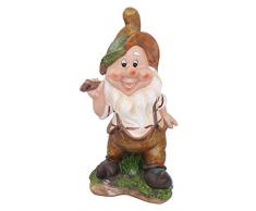 Unbekannt Diseño Enano con Pala 37 cm de Alto Decoración Jardín Enano de jardín Figuras Decoración 7 Varios diseño