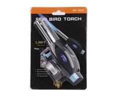 OurLeeme Quemador de Soldadura Llama Antorcha de Gas butano Fabricante de antorchas para Barbacoa Picnic Potencia de Fuego Segura Ajustable (Cilindro de Gas no Incluido)