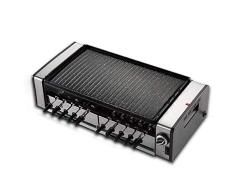 PLEASUR 1600V Hogar Horno eléctrico Parrilla Multifunción Máquina giratoria automática Mesa eléctrica Horno sin Humo, 110V - 240V