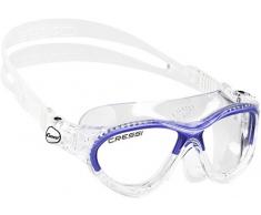 Cressi Cobra Kid Gafas de Piscina para Niños, Color Transparente / Azul, Talla Única