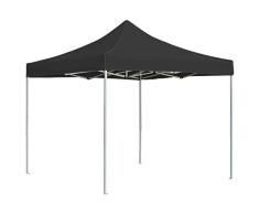 Tidyard Carpa Plegable Profesional de Aluminio Antracita 3x3 m