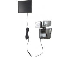 GLOBO 3717S - Foco led para exteriores con panel solar y sensor de movimiento