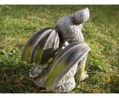INES4294 - Figura decorativa para jardín, forma de dragoncillo rascándose