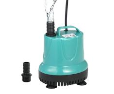 2000L / H 25W Bomba de Agua Sumergible Mini Fuente para Acuario Tanque de Peces Estanque Jardines de Agua Sistemas hidropónicos con 2 boquillas AC110V