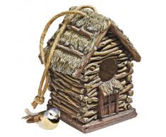 Design Toscano by Blagdon HF330888 - Figura Decorativa (Resina), diseño de casa de pájaros con pájaro