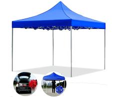 Gazebo LZPQ Carpa Plegable, Dosel, cenador, Marco de Aluminio 3x3m toldo