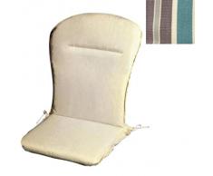 Papillon 8097085 - Cojín para sillón bajo, 95 x 42 x 1.5 cm, diseño de rayas