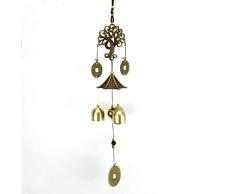 Amaoma Campana de Metal China, Campanas de Viento Lucky Feng Shui Colgante Charm Wind Chime Decoración Interior del Hogar