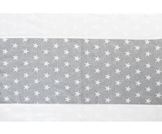 Vizaro - Toldo de Protección Solar - Sombrilla para Carrito de Bebé - Algodón Puro - Hecho UE, OekoTex - Estrellitas