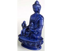 Buda Figuras/Billy Held Estatua, Resin, Azul, 11Â x 7Â x 11Â cm