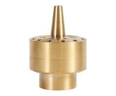 Boquilla pulverizadora de fuente de latón Sprinkler 1/4 / 1/2 / 3/4 pulgadas accesorio bomba estanque, plástico, 3/4